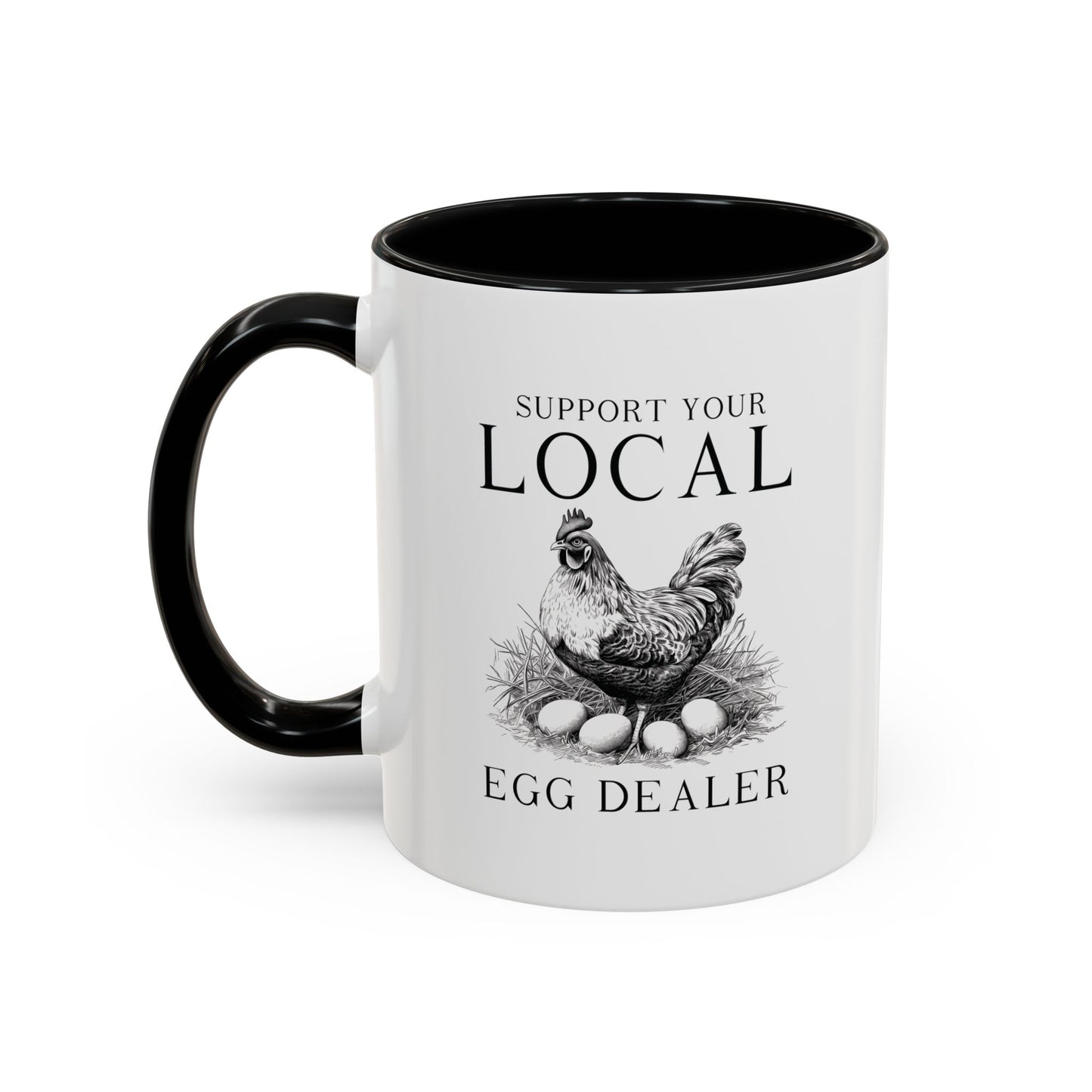 Accent Coffee Mug (11, 15oz)- Egg Dealer