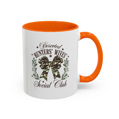 Accent Coffee Mug- Deserted Hunter's Wife Social Club