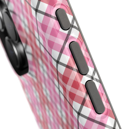 Impact-Resistant Phone Case - Valentine Plaid