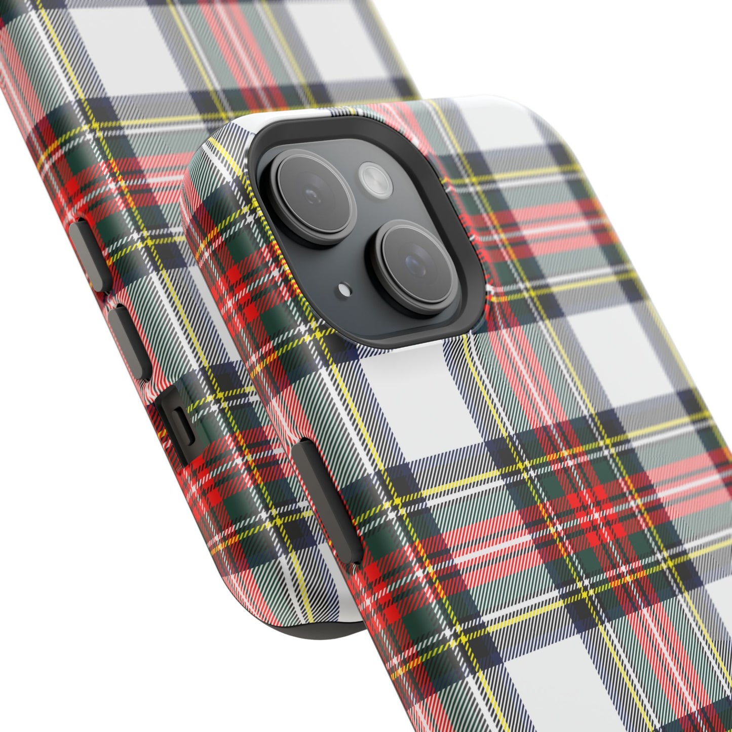 Christmas Holiday Tartan Plaid Impact-Resistant Phone Case, Holiday Phone Case, Fashion Phone Case, iPhone, Samsung Case