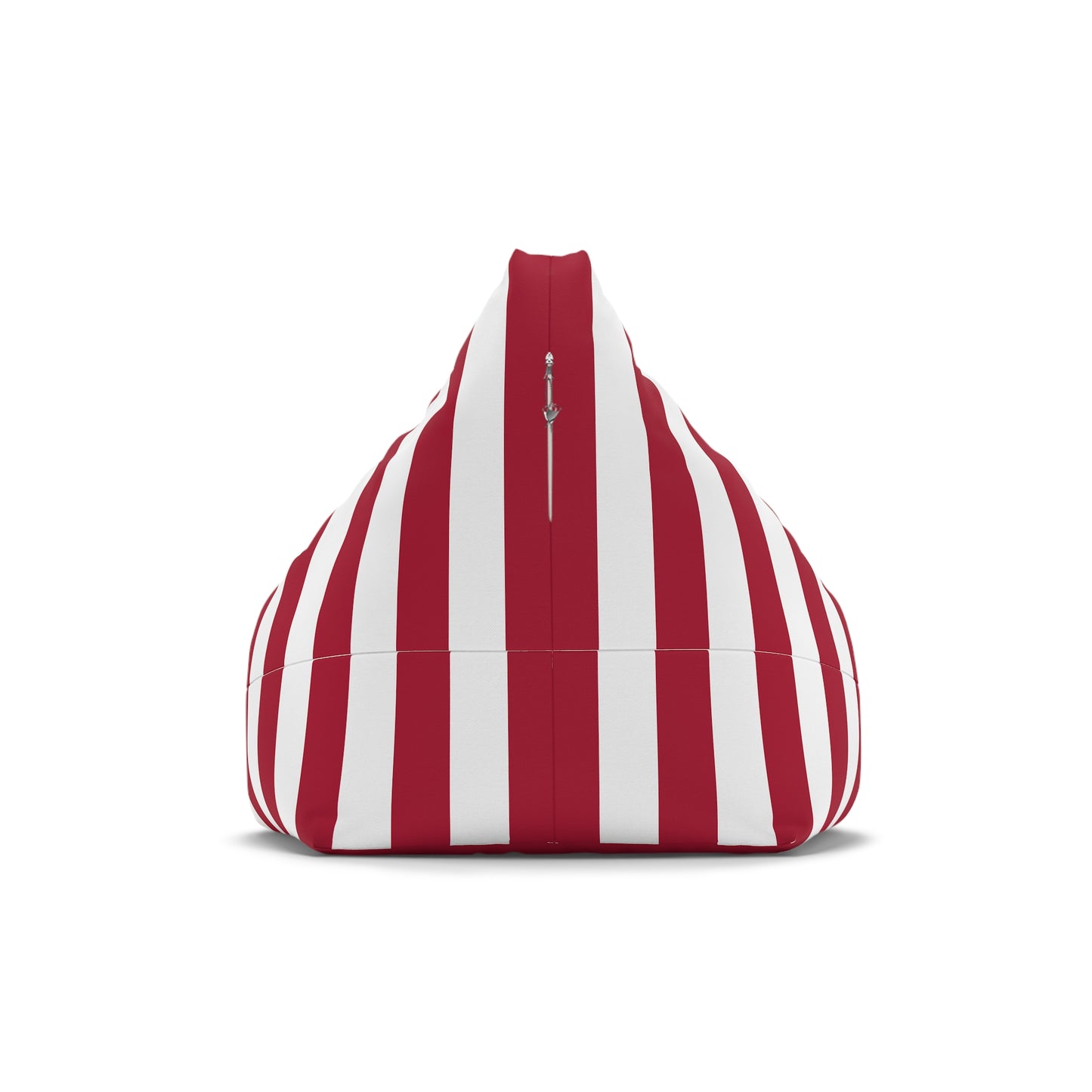 Nautical Stripe Red Bean Bag Chair Cover