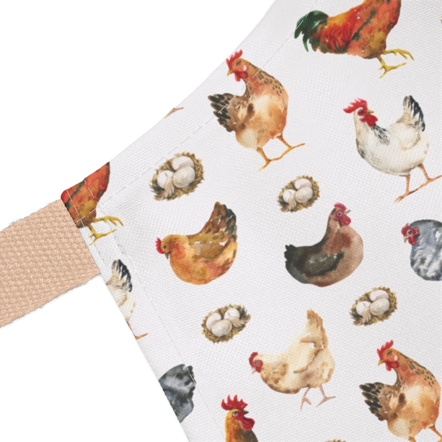 Charming Chicken Apron for Home Chefs, Cute Cooking Gift, Farmhouse Kitchen Decor, Party Apron for Gatherings, Unique Culinary Accessory