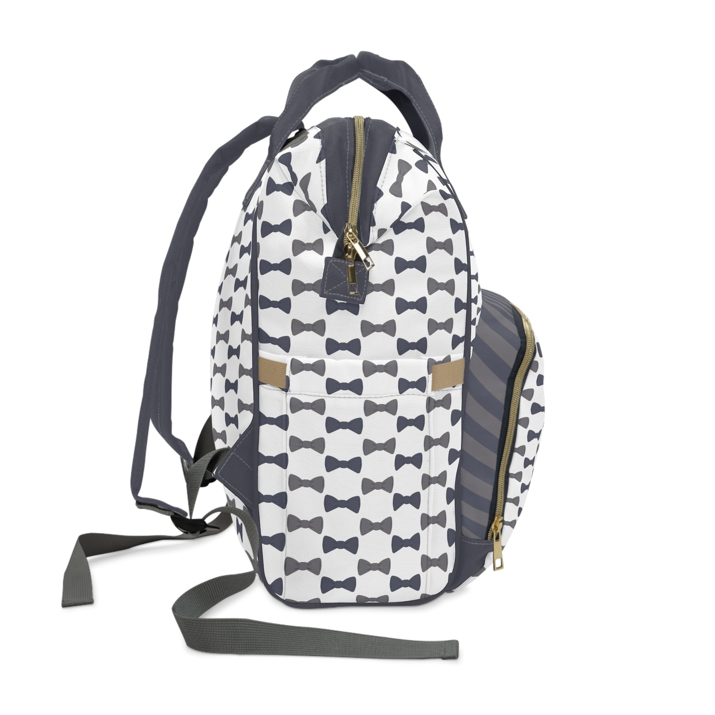 Little Gentleman Bowties Multifunctional Diaper Backpack