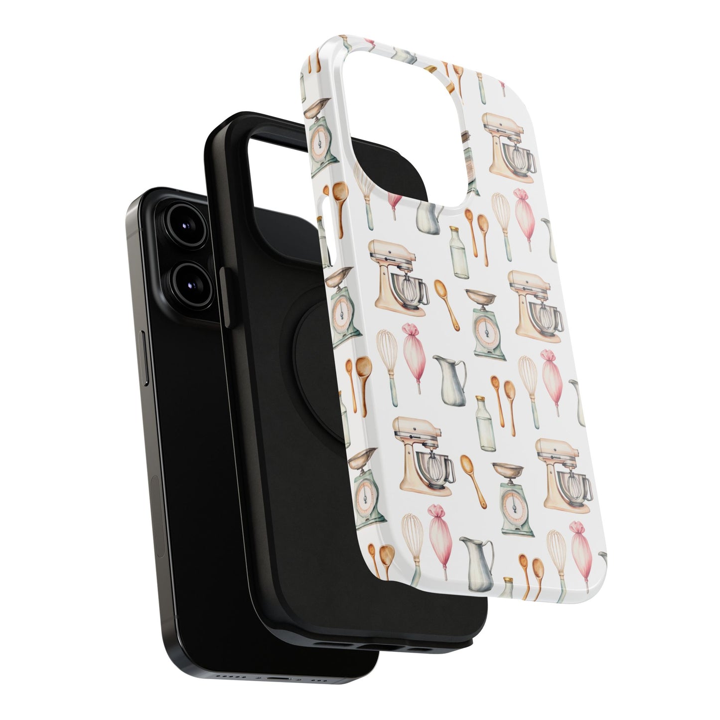 Impact-Resistant Phone Case- Watercolor Baker