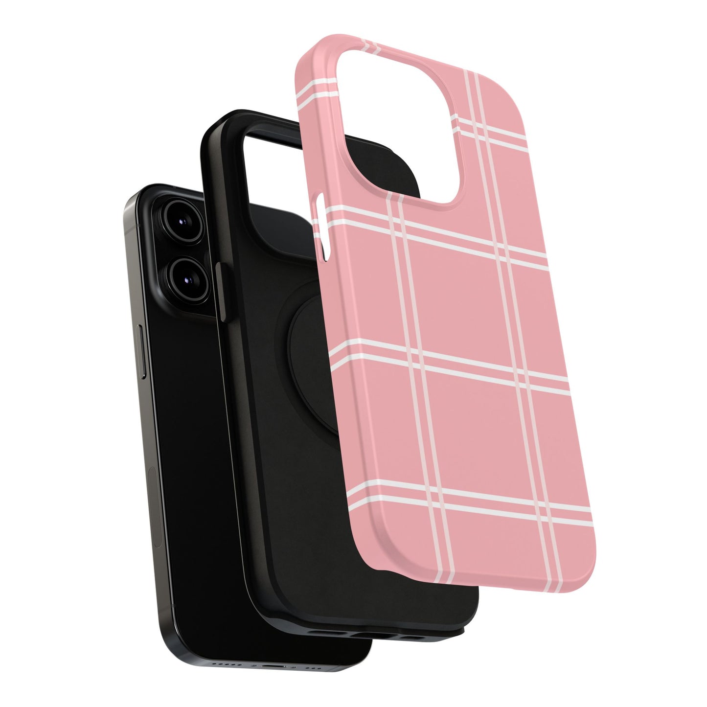 Impact-Resistant Phone Case -Girly Plaid