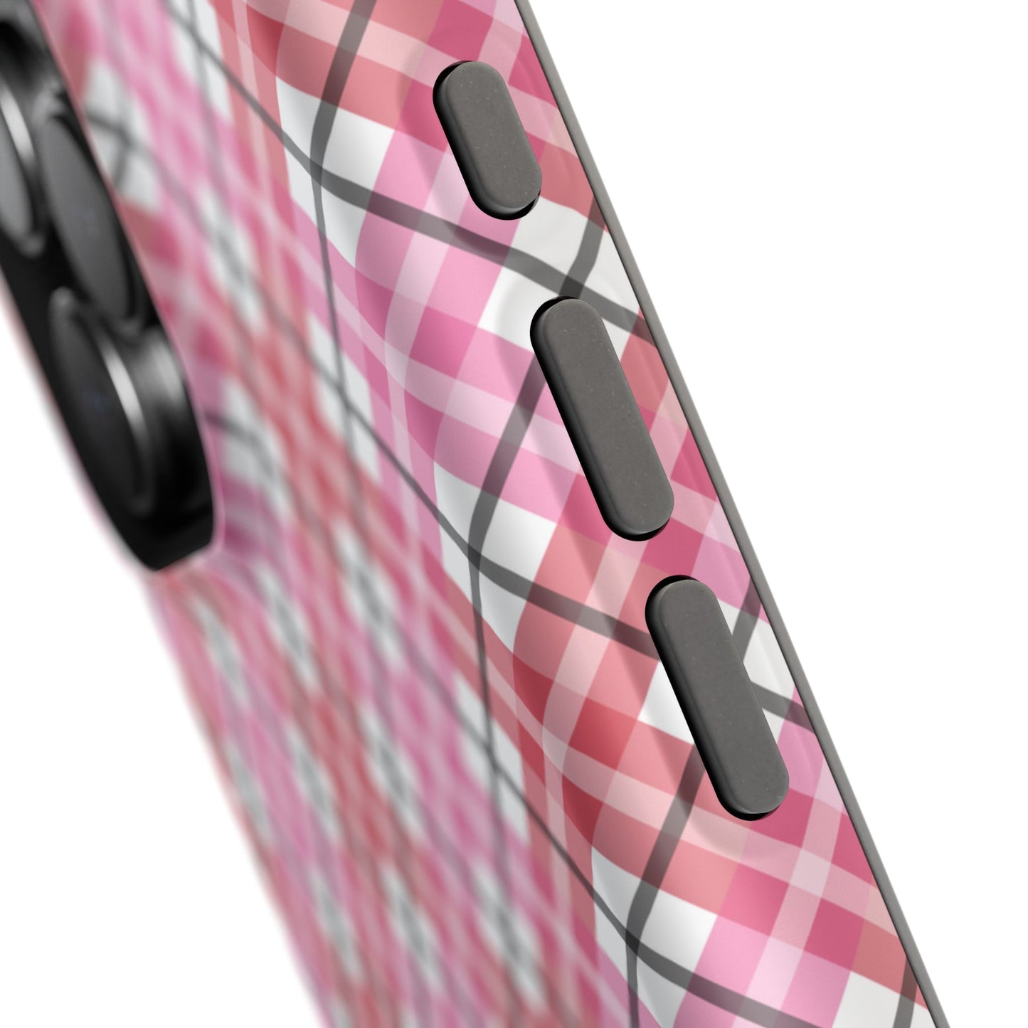 Impact-Resistant Phone Case - Valentine Plaid