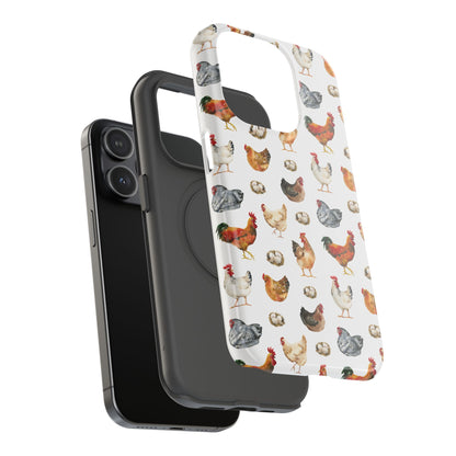 Impact-Resistant Phone Case - Chicken Love