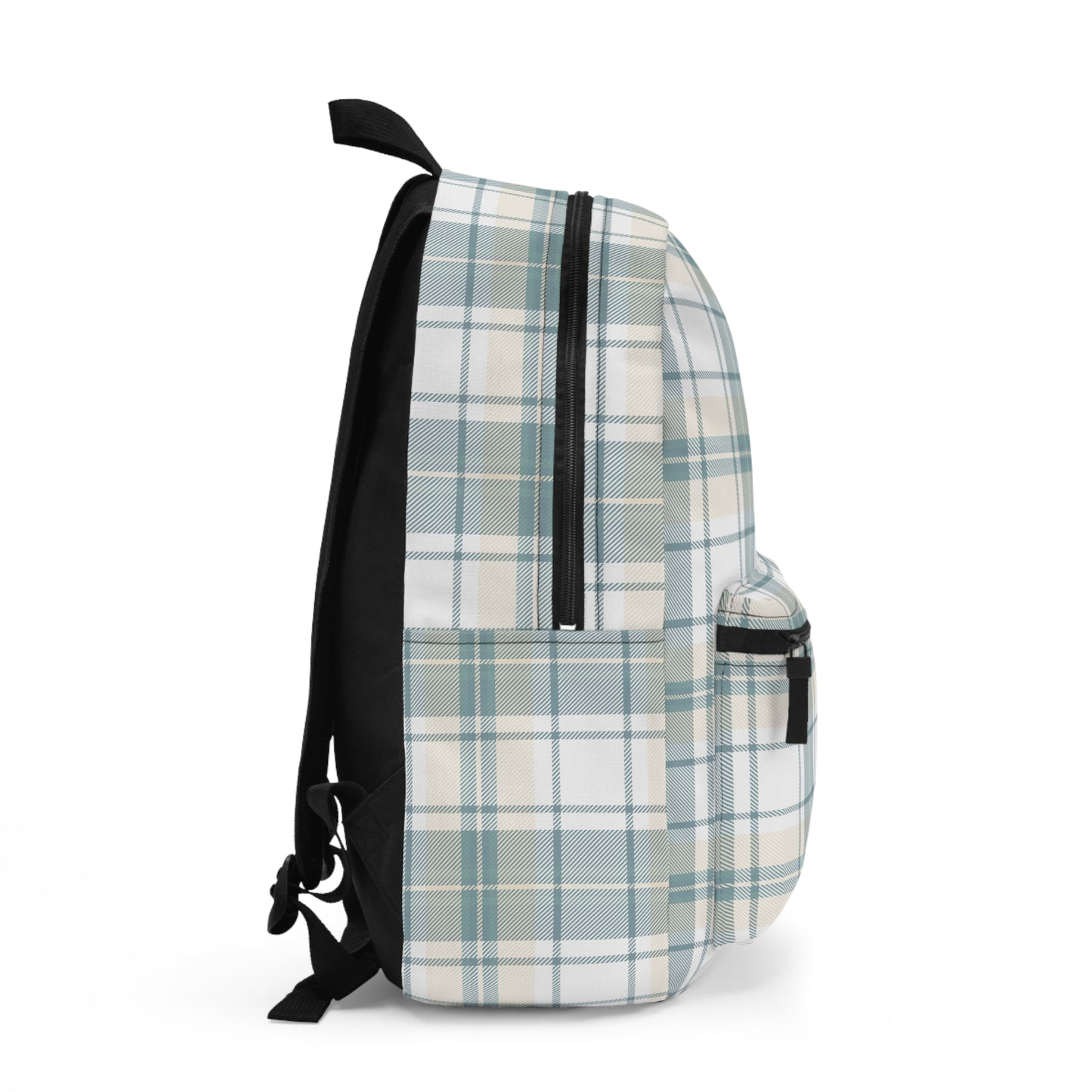 Backpack- Creamy Mint Plaid