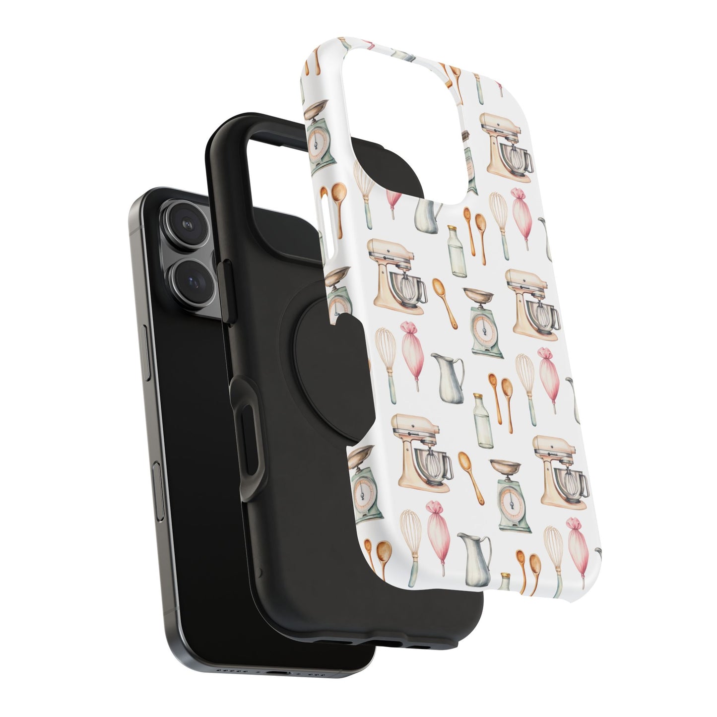 Impact-Resistant Phone Case- Watercolor Baker