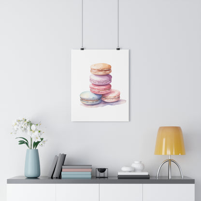 Giclée Art Print Watercolor Candy Land Macaron