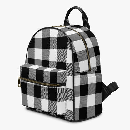 Backpack Purse- Buffalo Plaid