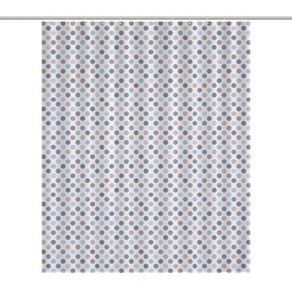 Lightweight Shower Curtain-Neutral Dots