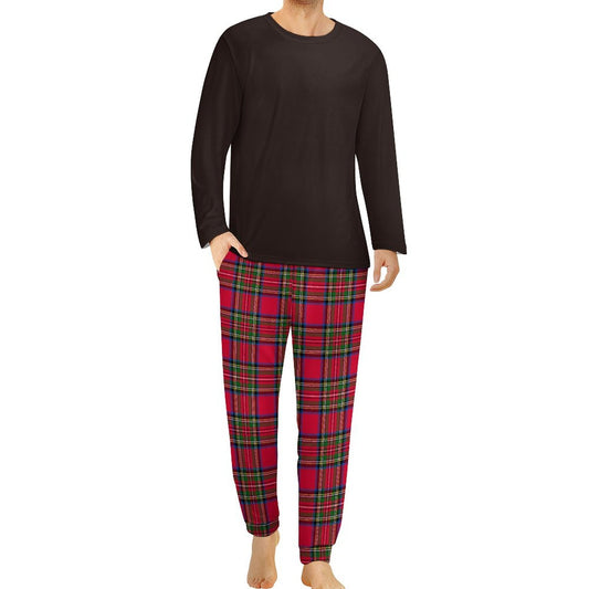 Holiday Tartan Plaid Men's Pajama Set