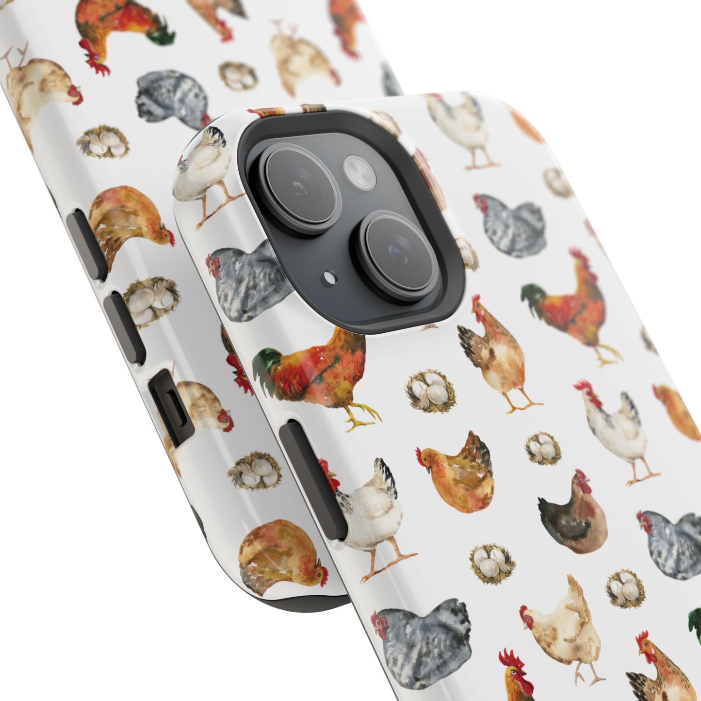 Impact-Resistant Phone Case - Chicken Love