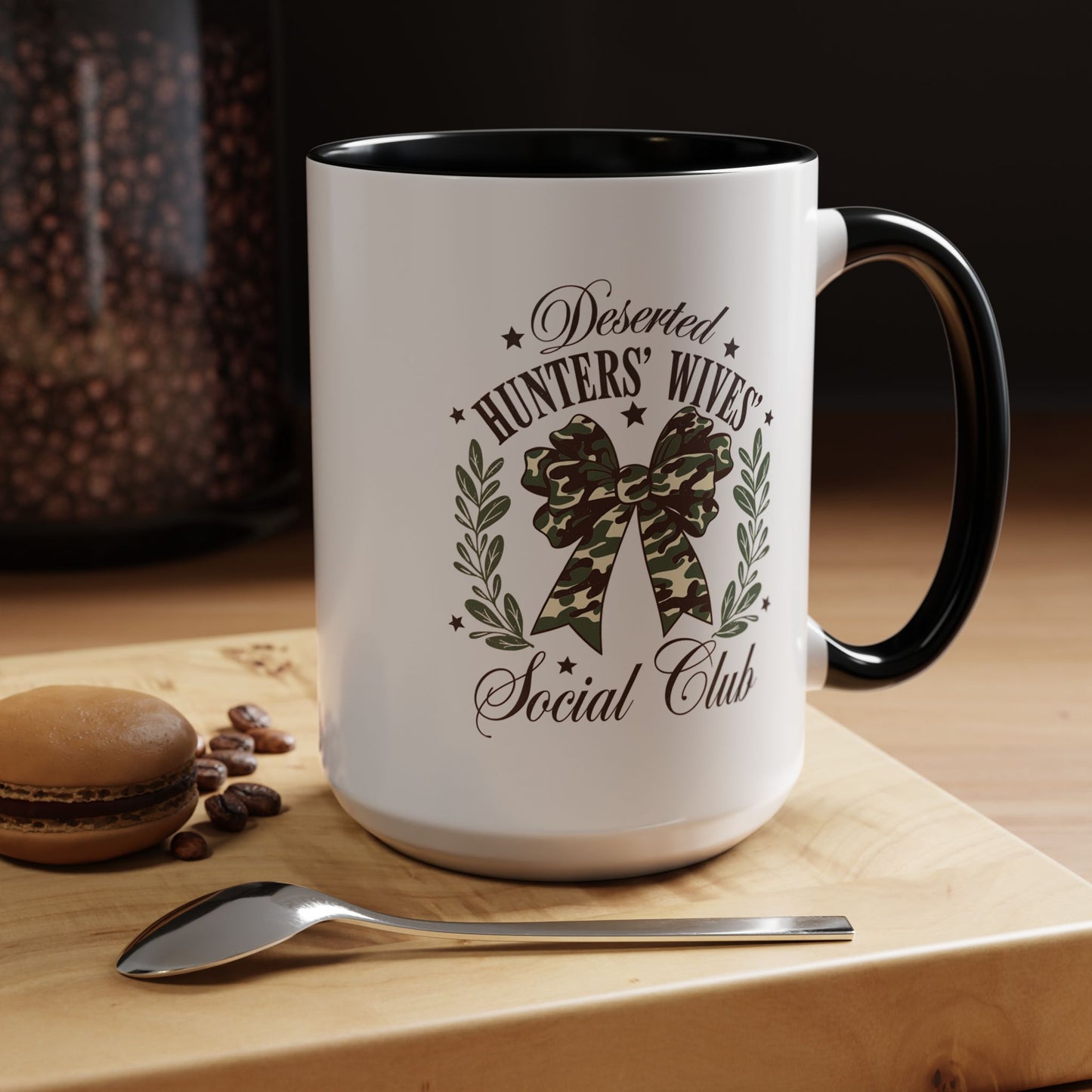 Accent Coffee Mug- Deserted Hunter's Wife Social Club