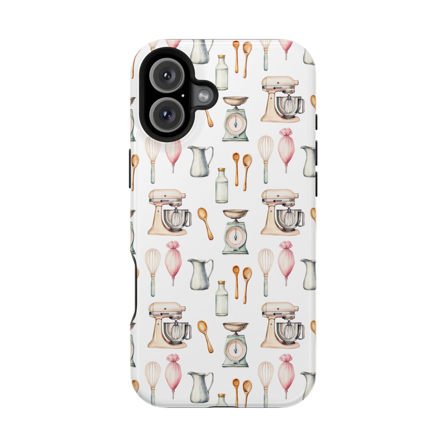 Impact-Resistant Phone Case- Watercolor Baker