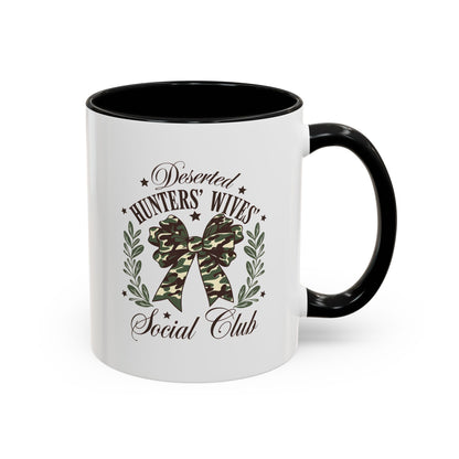 Accent Coffee Mug- Deserted Hunter's Wife Social Club