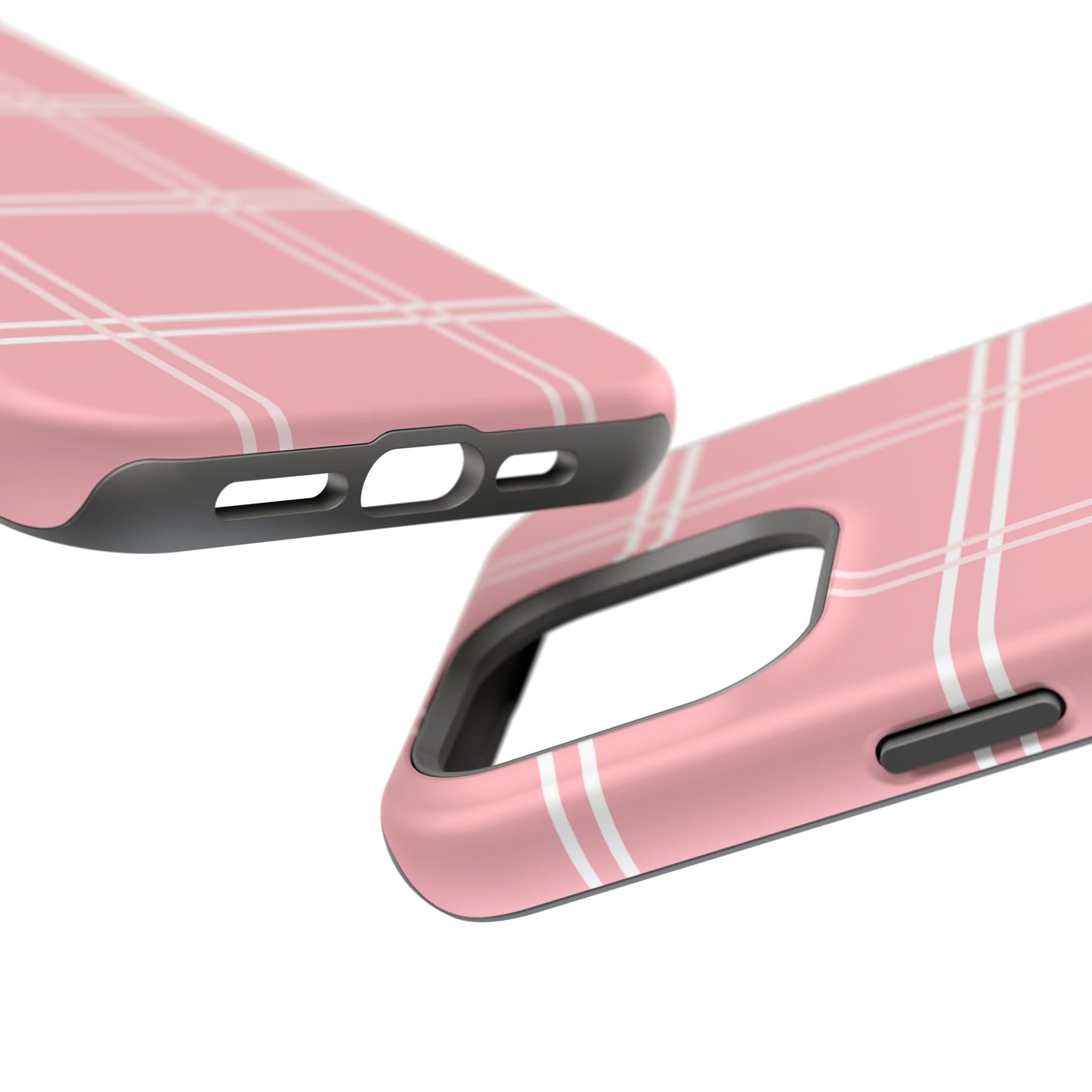 Impact-Resistant Phone Case -Girly Plaid