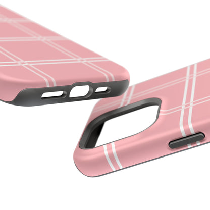 Impact-Resistant Phone Case -Girly Plaid