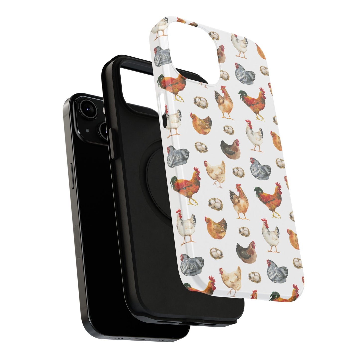 Impact-Resistant Phone Case - Chicken Love