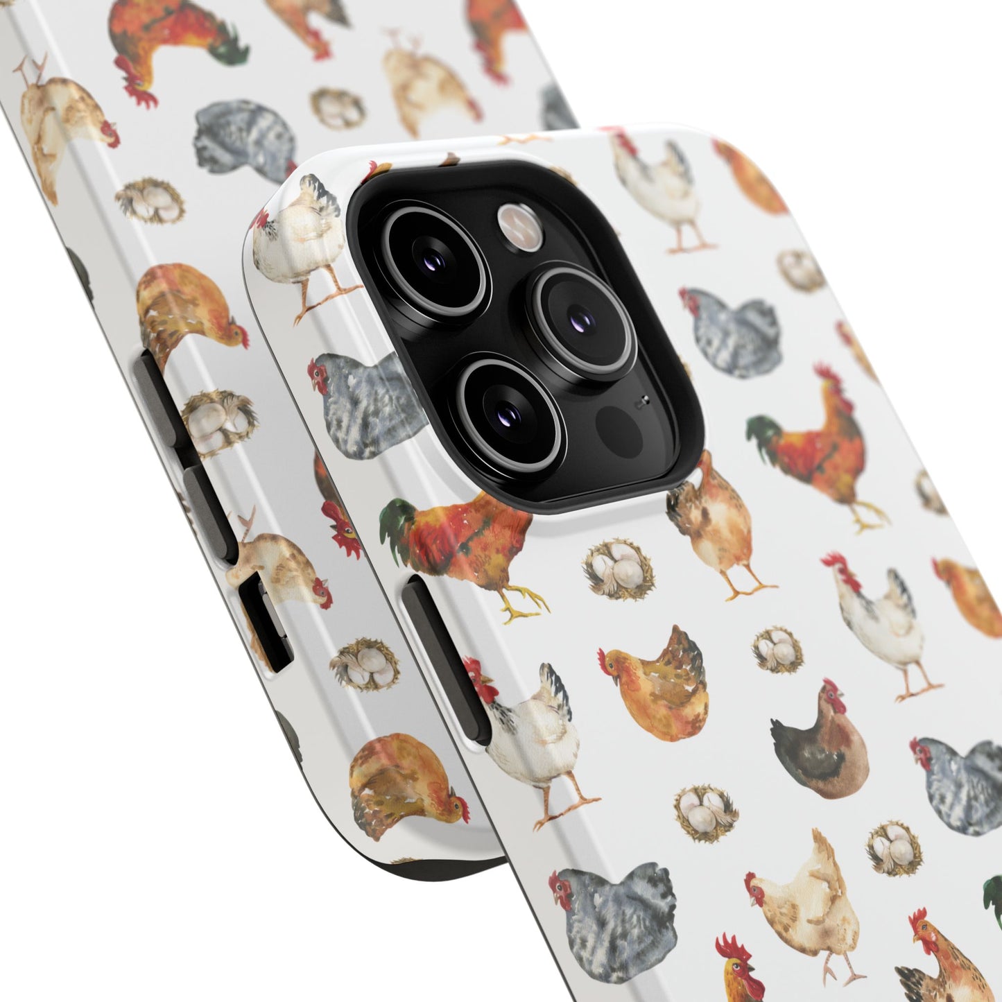 Impact-Resistant Phone Case - Chicken Love