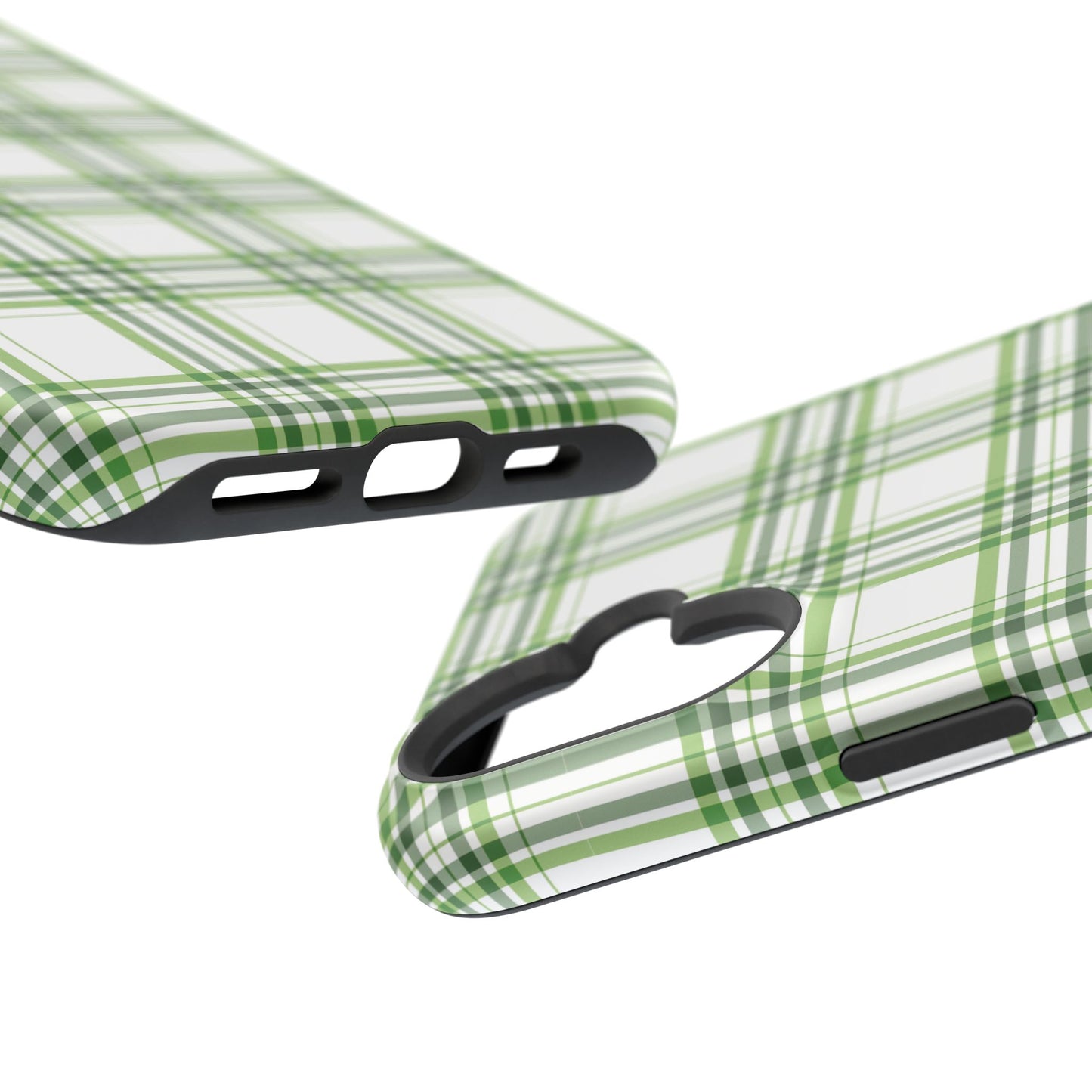 Impact-Resistant Phone Case -St. Patrick's Day Plaid