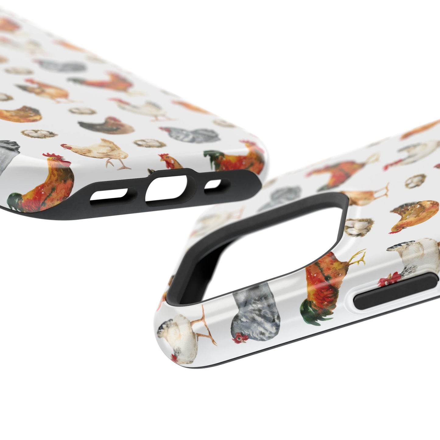 Impact-Resistant Phone Case - Chicken Love