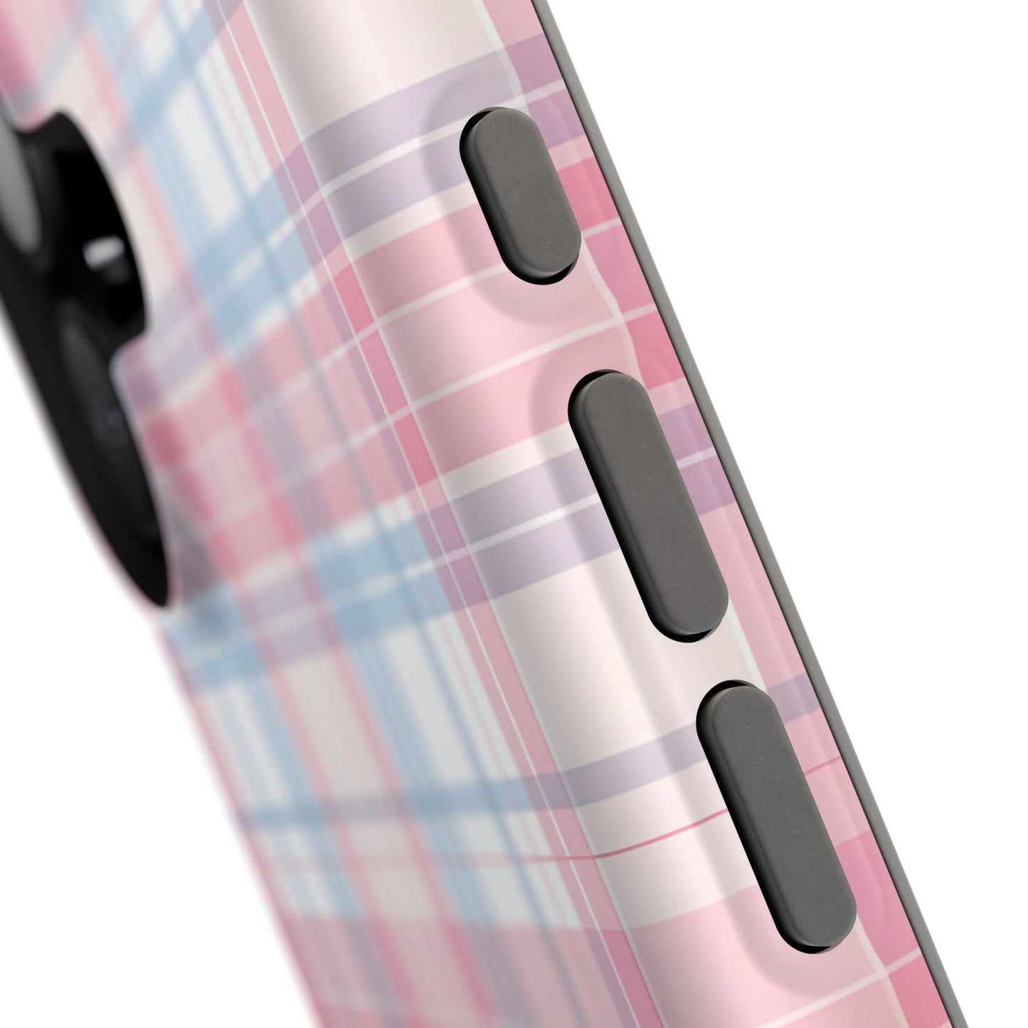 Impact-Resistant Cases-Spring Plaid Pink Blue