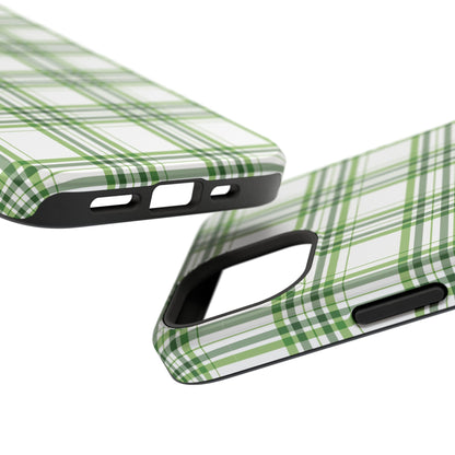 Impact-Resistant Phone Case -St. Patrick's Day Plaid