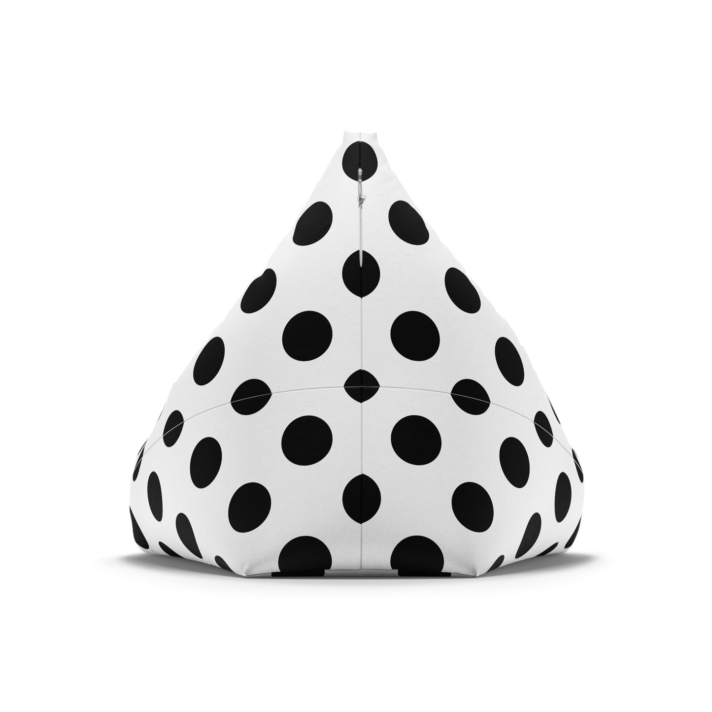 Black and White Polka Dot Bean Bag Chair Cover