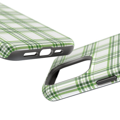 Impact-Resistant Phone Case -St. Patrick's Day Plaid