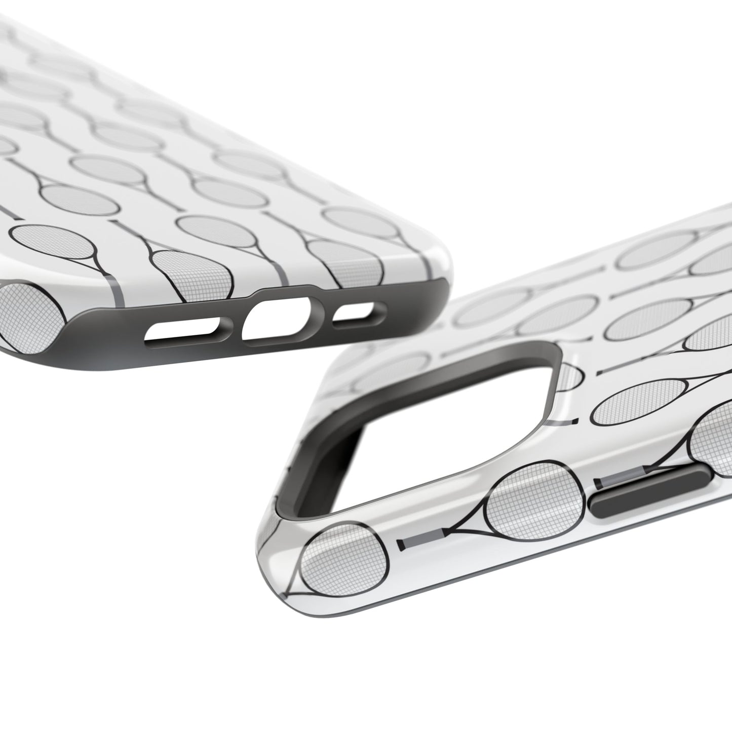 Impact-Resistant Phone Case- Tennis Racquets