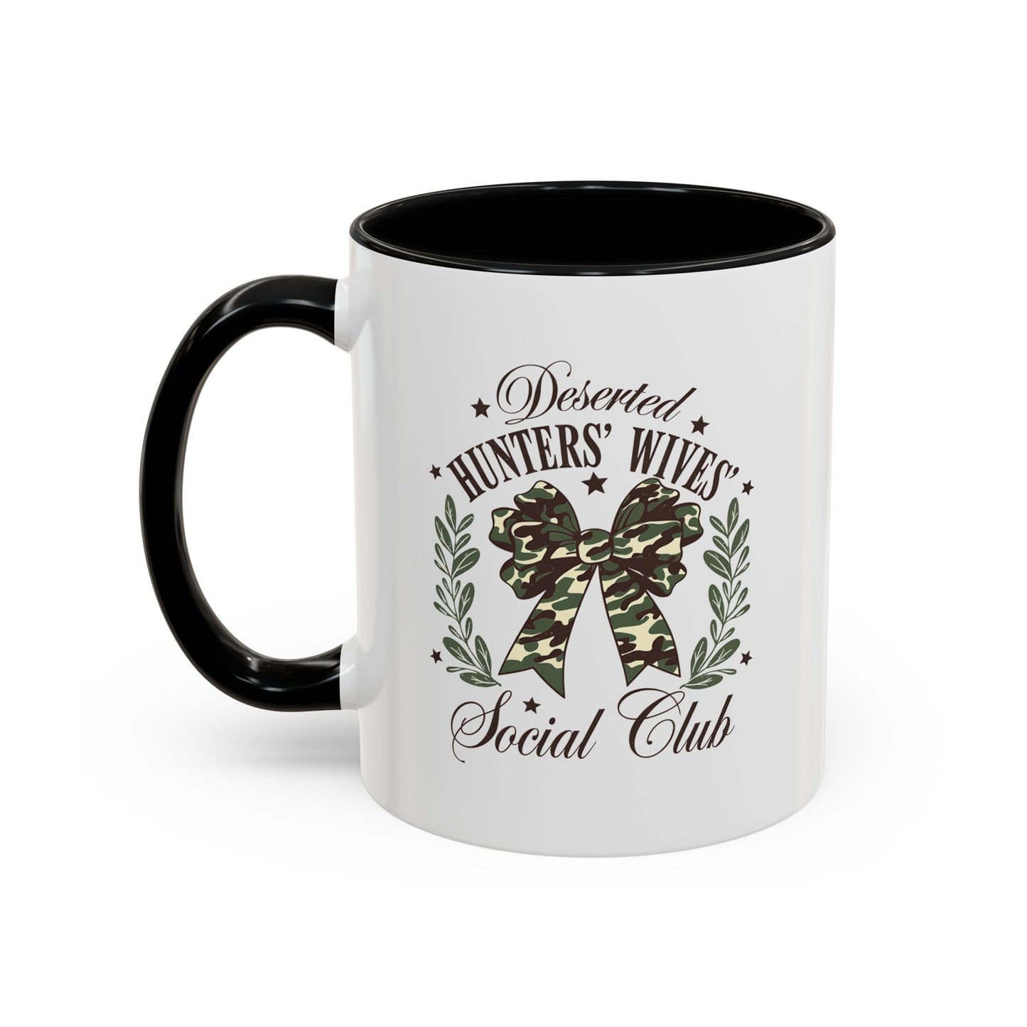 Accent Coffee Mug- Deserted Hunter's Wife Social Club