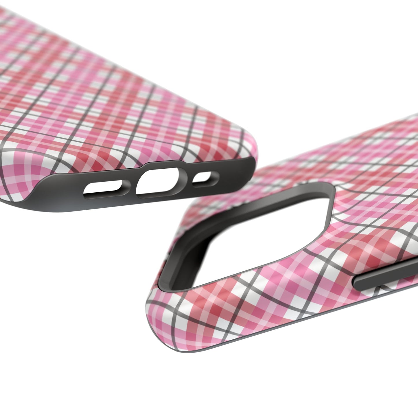 Impact-Resistant Phone Case - Valentine Plaid