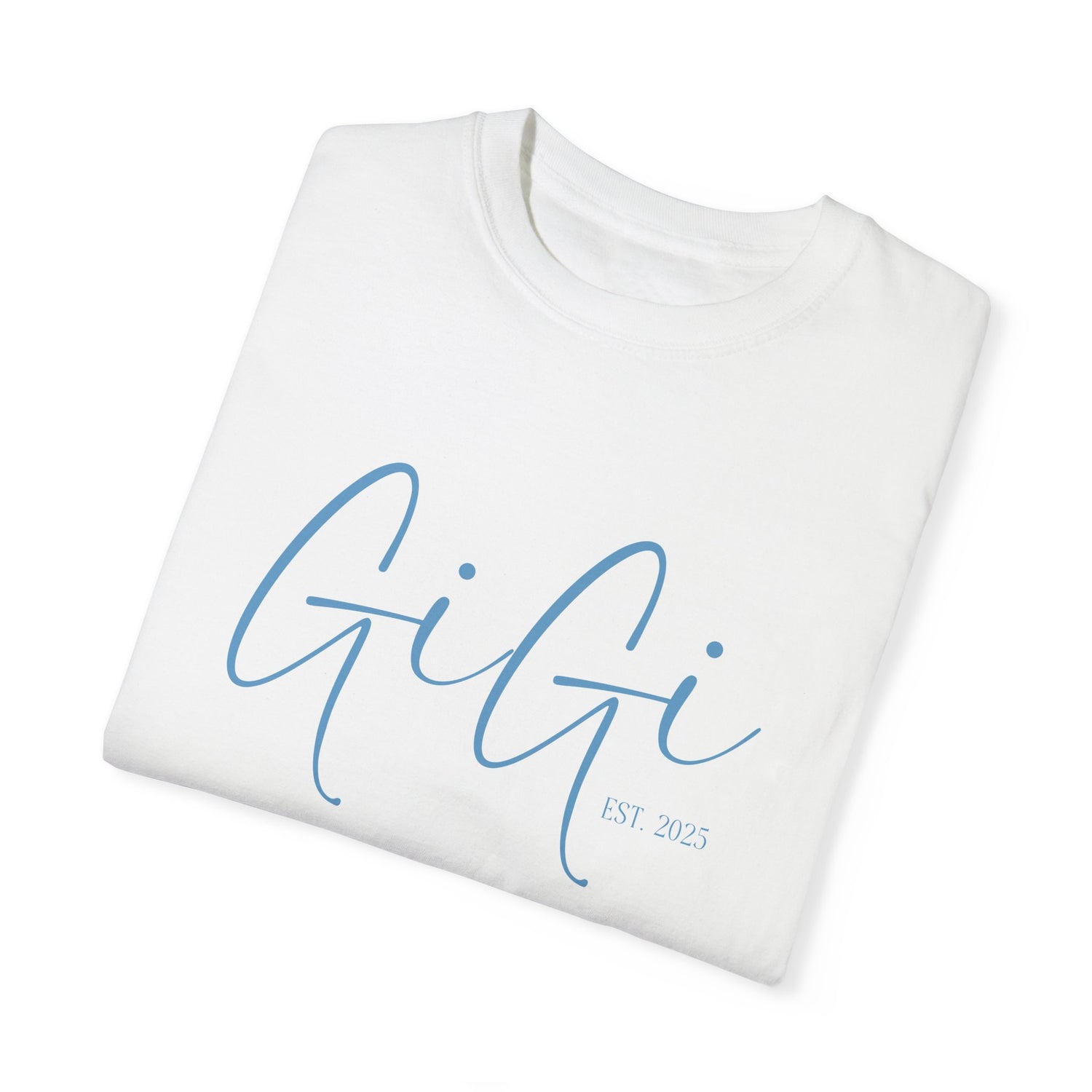 GiGi Est 2025 Garment-Dyed Shirt Blue