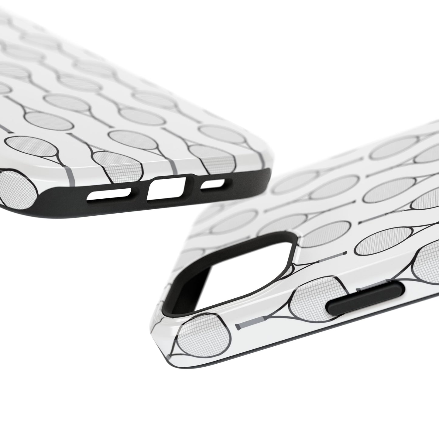 Impact-Resistant Phone Case- Tennis Racquets