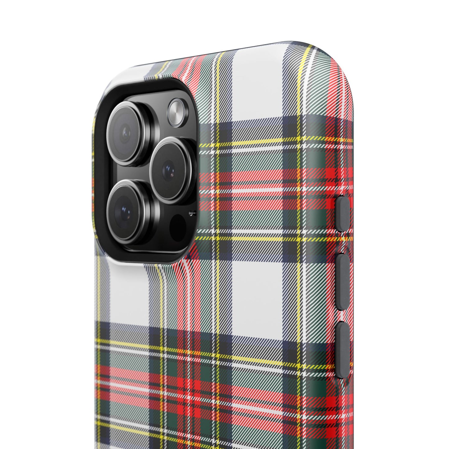 Christmas Holiday Tartan Plaid Impact-Resistant Phone Case, Holiday Phone Case, Fashion Phone Case, iPhone, Samsung Case