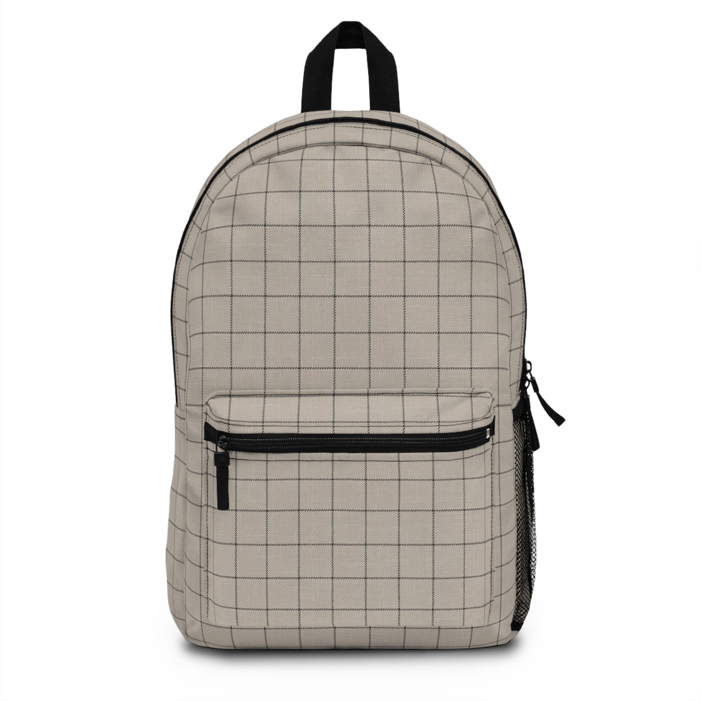 Backpack- Grid Tan and Black