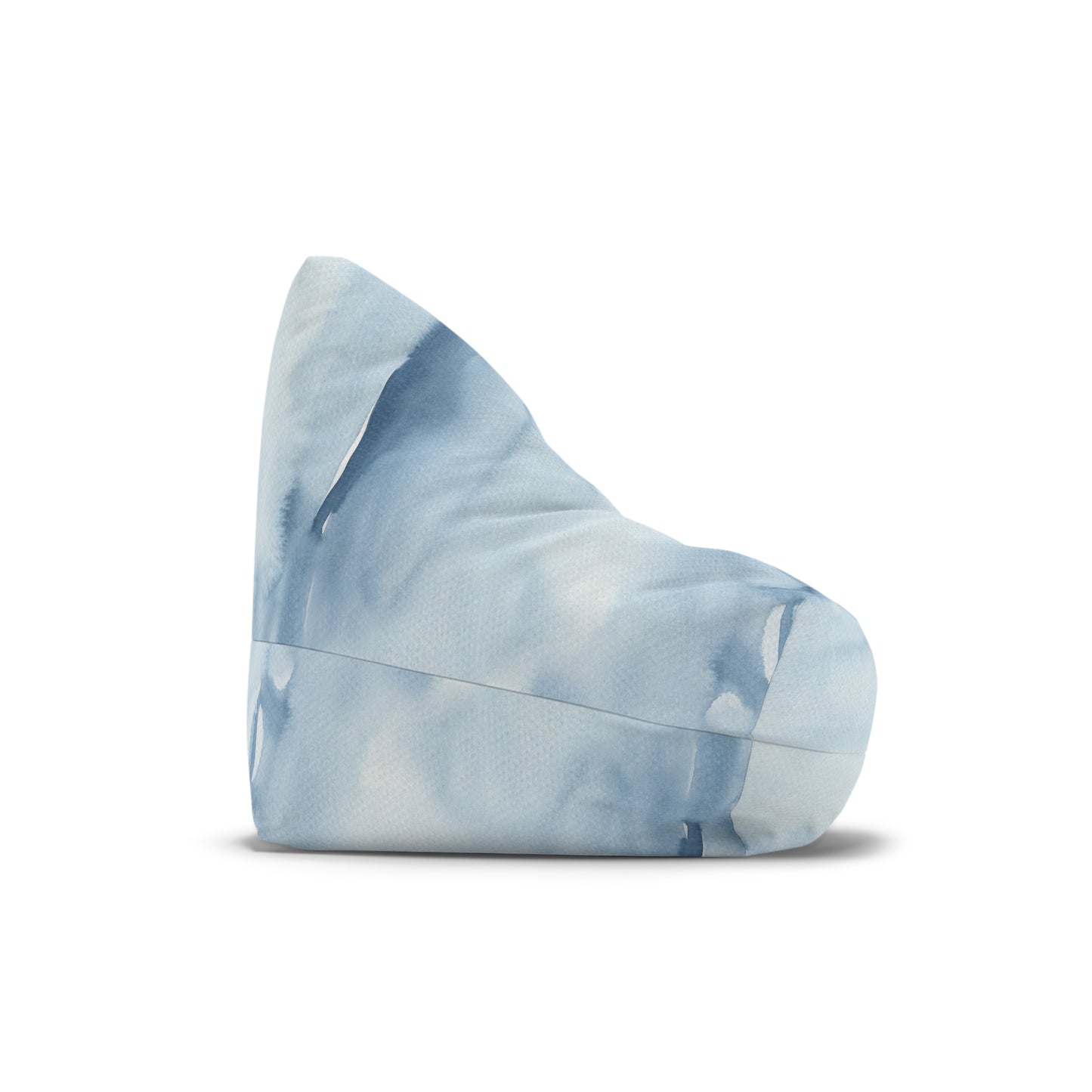 Watercolor Blue Bean Bag Chair Cover