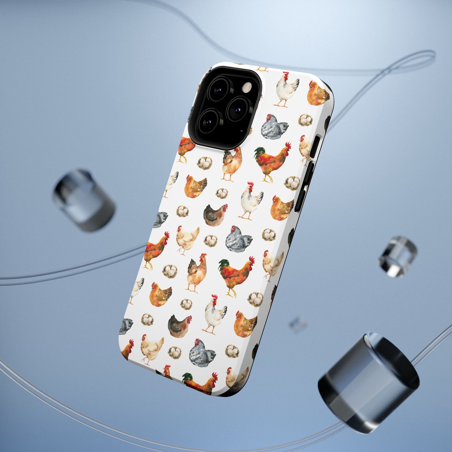 Impact-Resistant Phone Case - Chicken Love