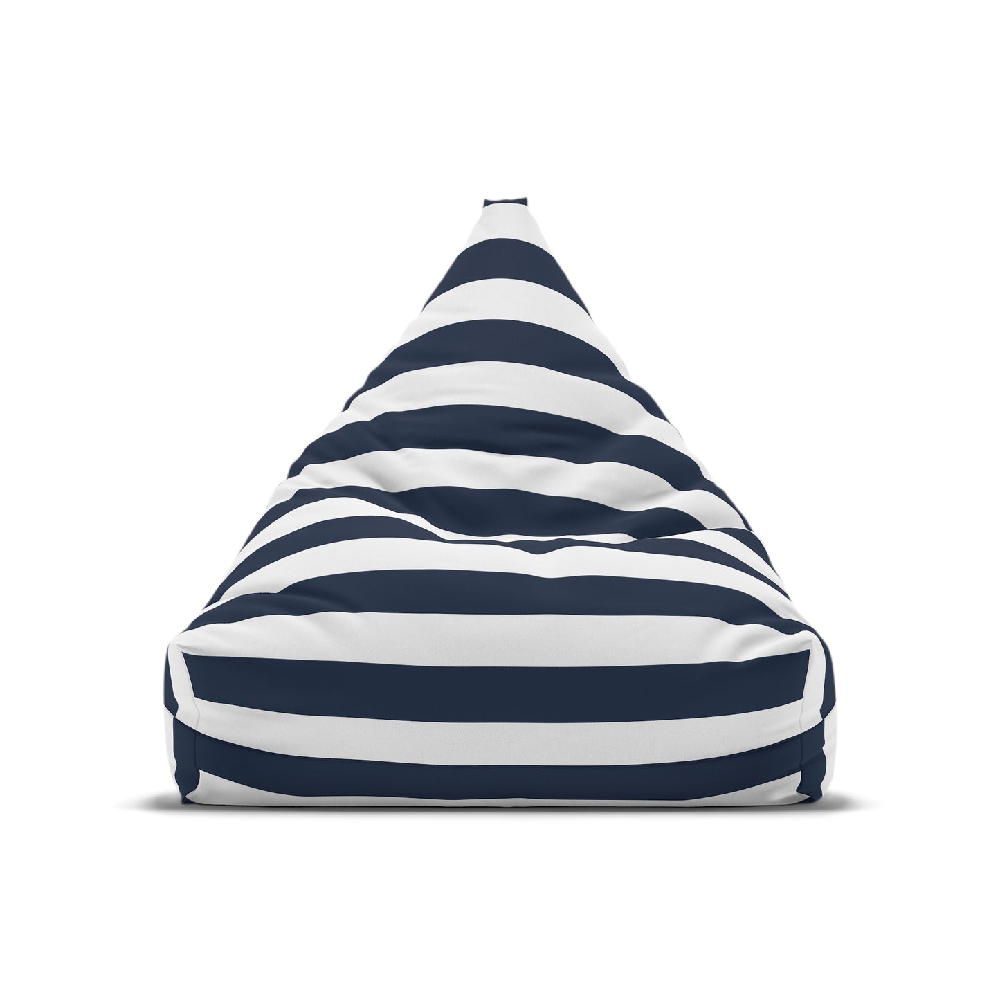 Nautical Navy Stripe Bean Bag Chair Cover