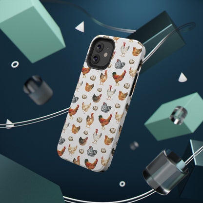 Impact-Resistant Phone Case - Chicken Love