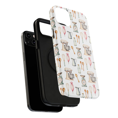 Impact-Resistant Phone Case- Watercolor Baker