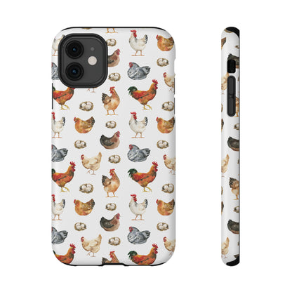 Impact-Resistant Phone Case - Chicken Love