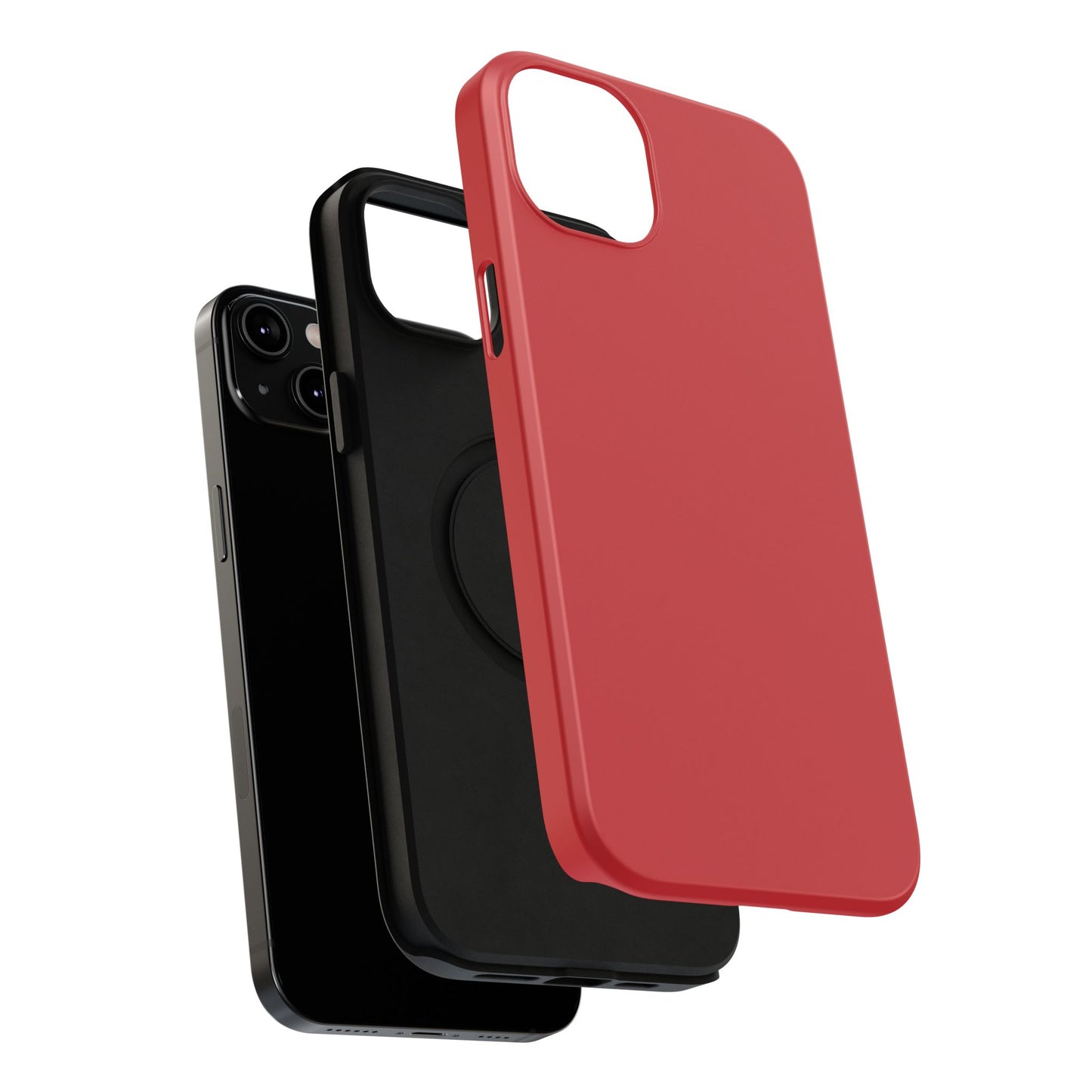 Impact-Resistant Phone Case - Lipstick Red