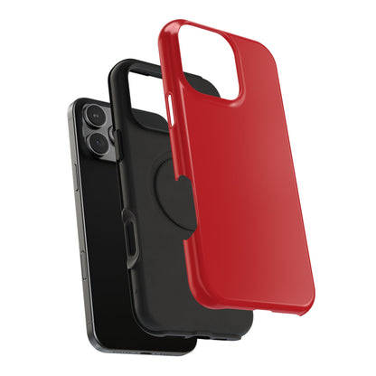 Impact-Resistant Phone Case - Lipstick Red