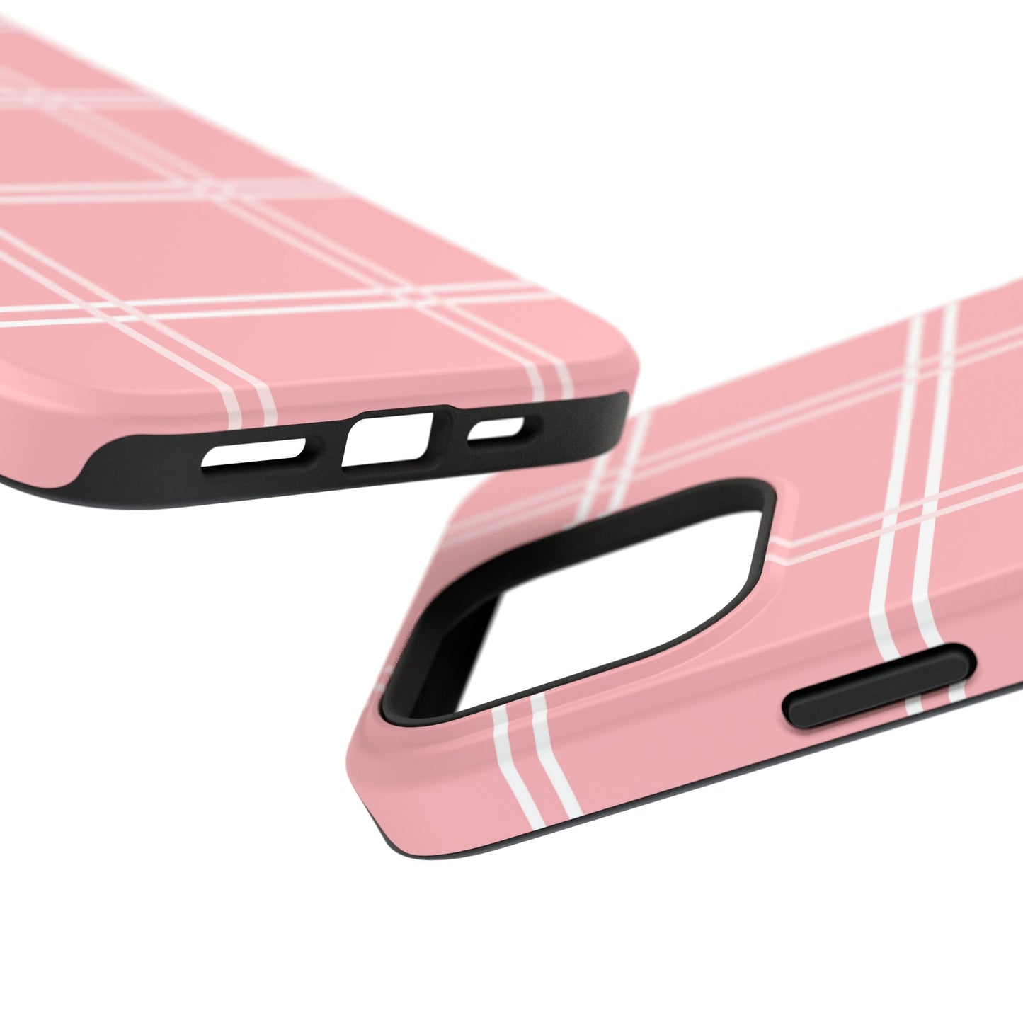 Impact-Resistant Phone Case -Girly Plaid