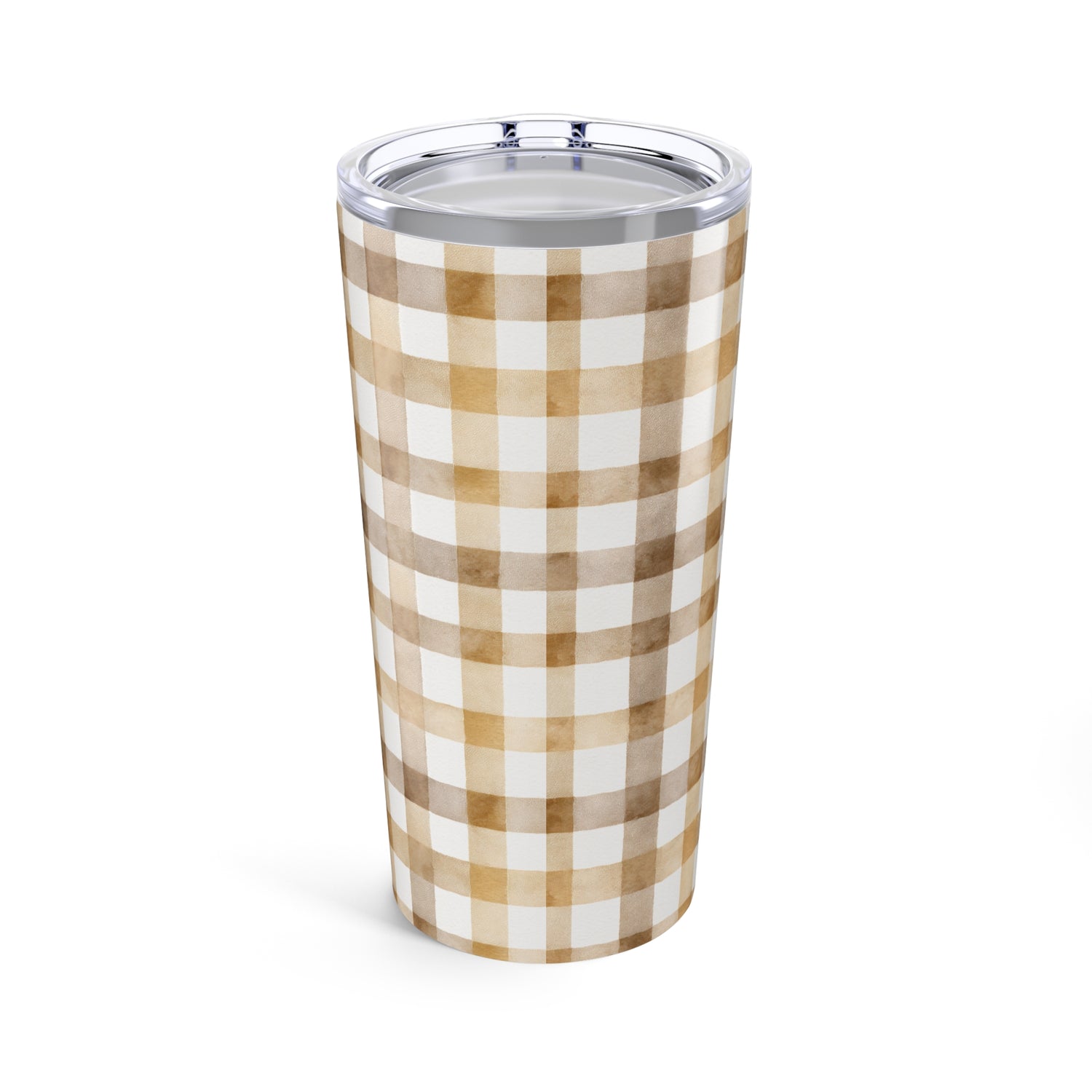 Rustic Checkered Tumbler 20oz Stainless