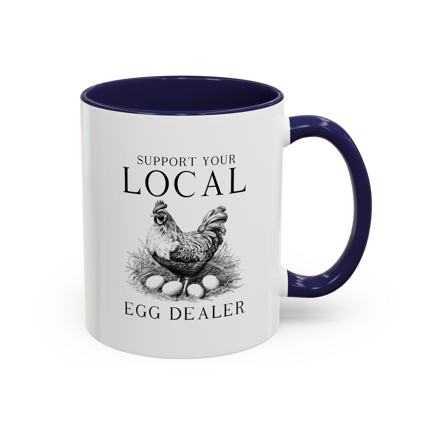 Accent Coffee Mug (11, 15oz)- Egg Dealer