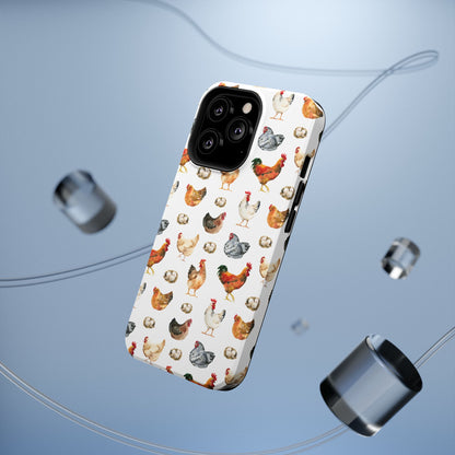 Impact-Resistant Phone Case - Chicken Love